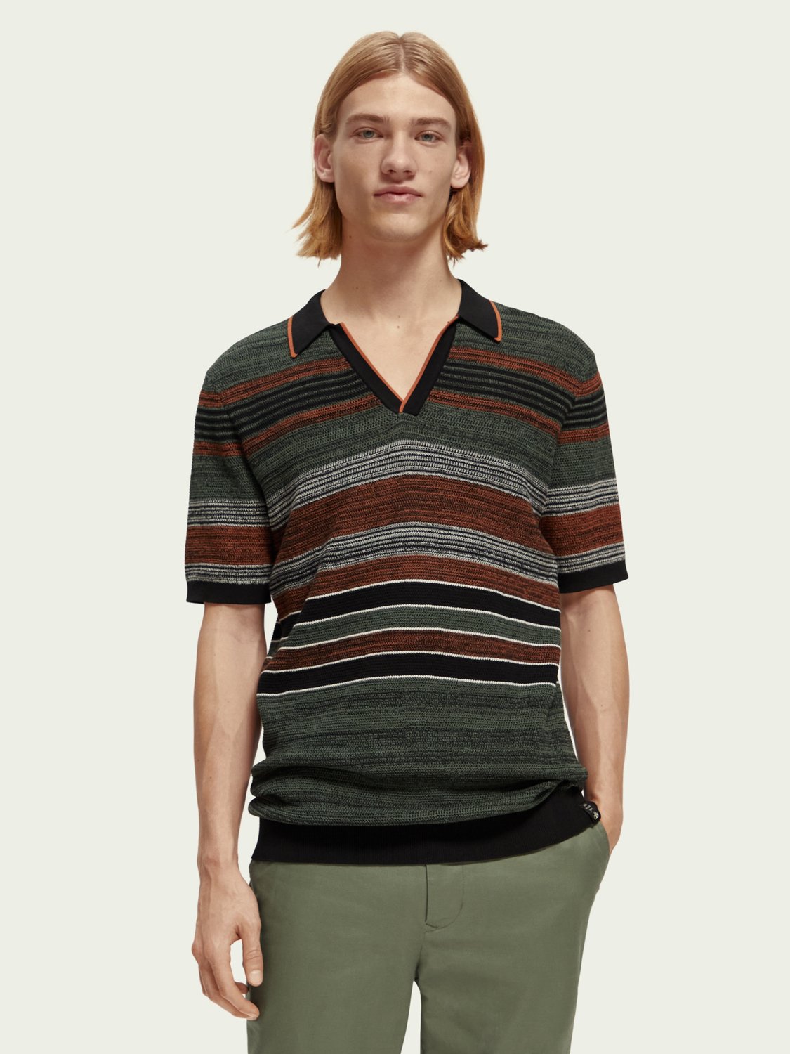 SCOTCH & SODA - Polo en maille rayée men-accessories Scotch & Soda   