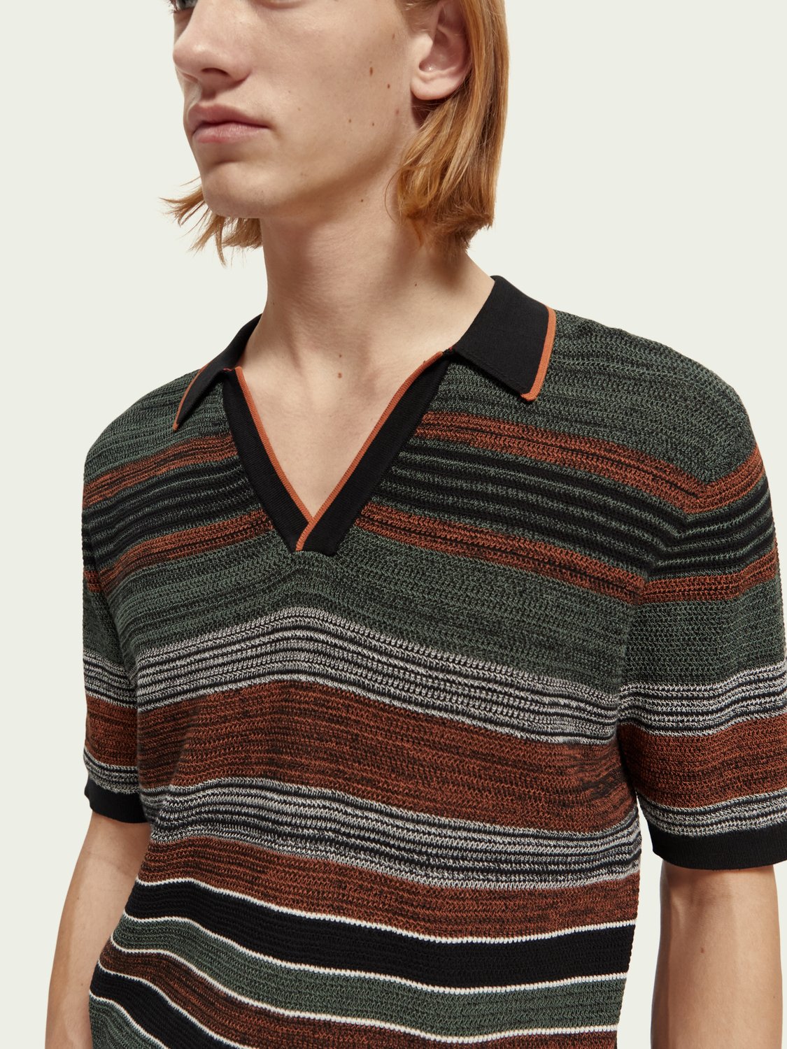 SCOTCH & SODA - Polo en maille rayée men-accessories Scotch & Soda   