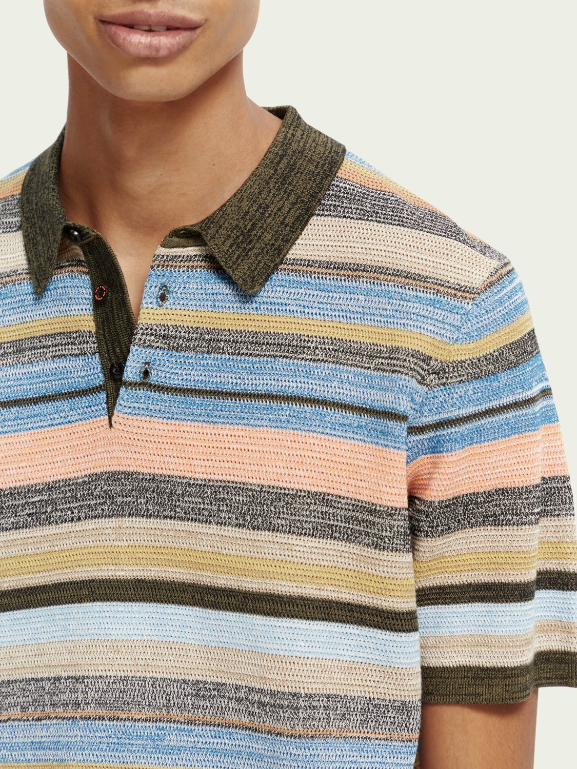 SCOTCH & SODA - Polo rayé en coton bio men-accessories Scotch & Soda   