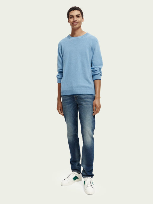 SCOTCH & SODA - Pull ras du cou en cachemire à bords contrastants men-accessories Scotch & Soda   