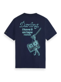 SCOTCH & SODA - Regular fit Cassette Artwork T-shirt T-shirt Scotch & Soda   