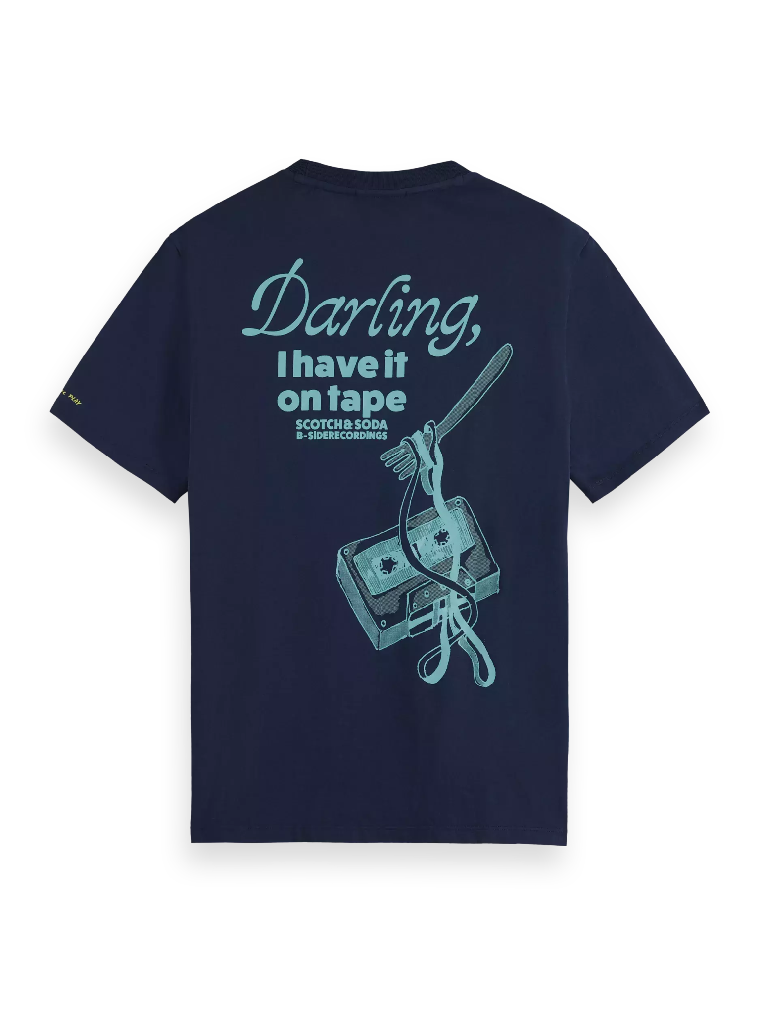 SCOTCH & SODA - Regular fit Cassette Artwork T-shirt T-shirt Scotch & Soda   