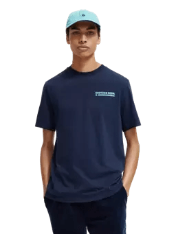 SCOTCH & SODA - Regular fit Cassette Artwork T-shirt T-shirt Scotch & Soda S Blue 