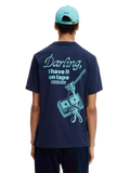 SCOTCH & SODA - Regular fit Cassette Artwork T-shirt T-shirt Scotch & Soda   