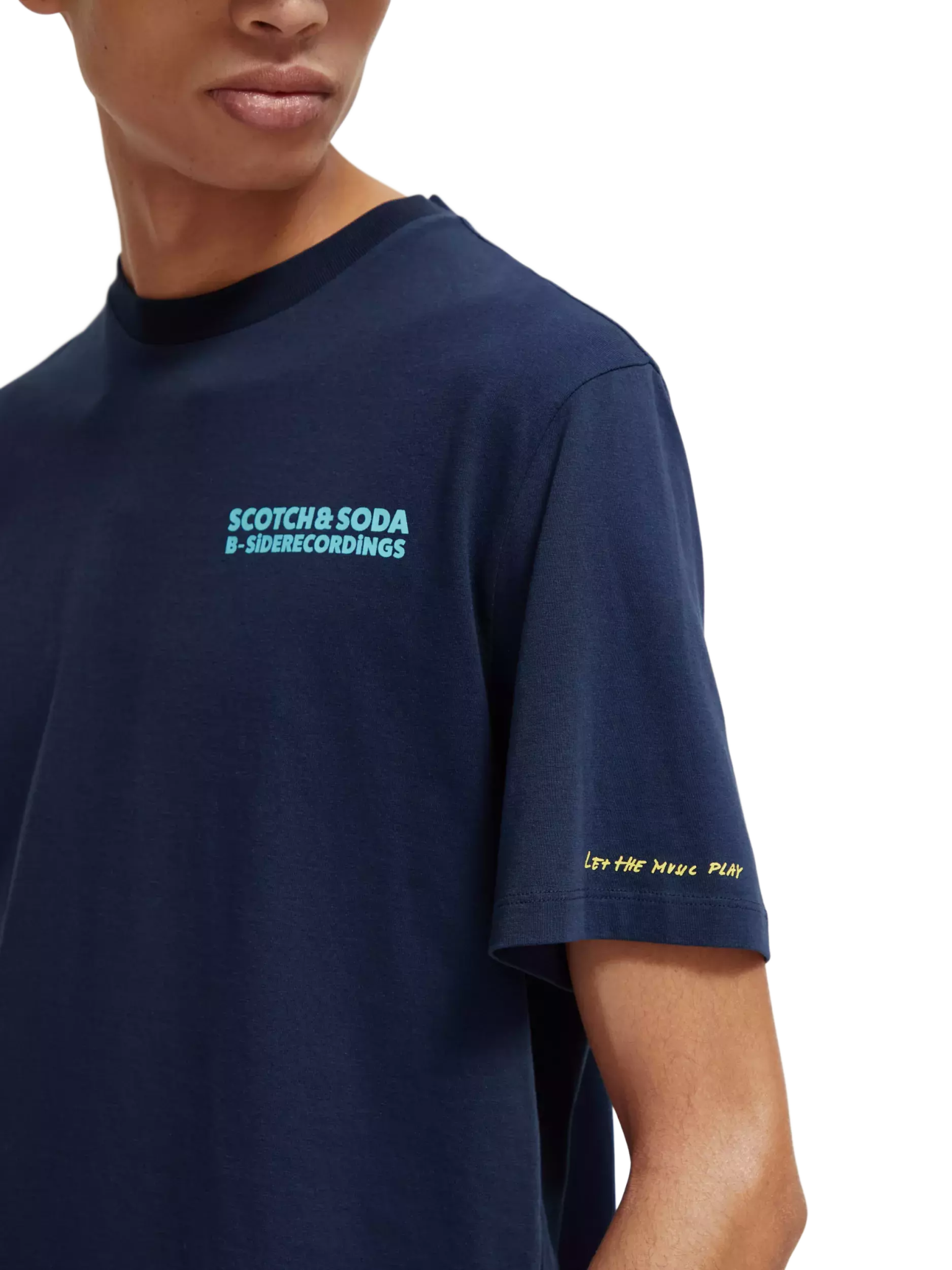 SCOTCH & SODA - Regular fit Cassette Artwork T-shirt T-shirt Scotch & Soda   