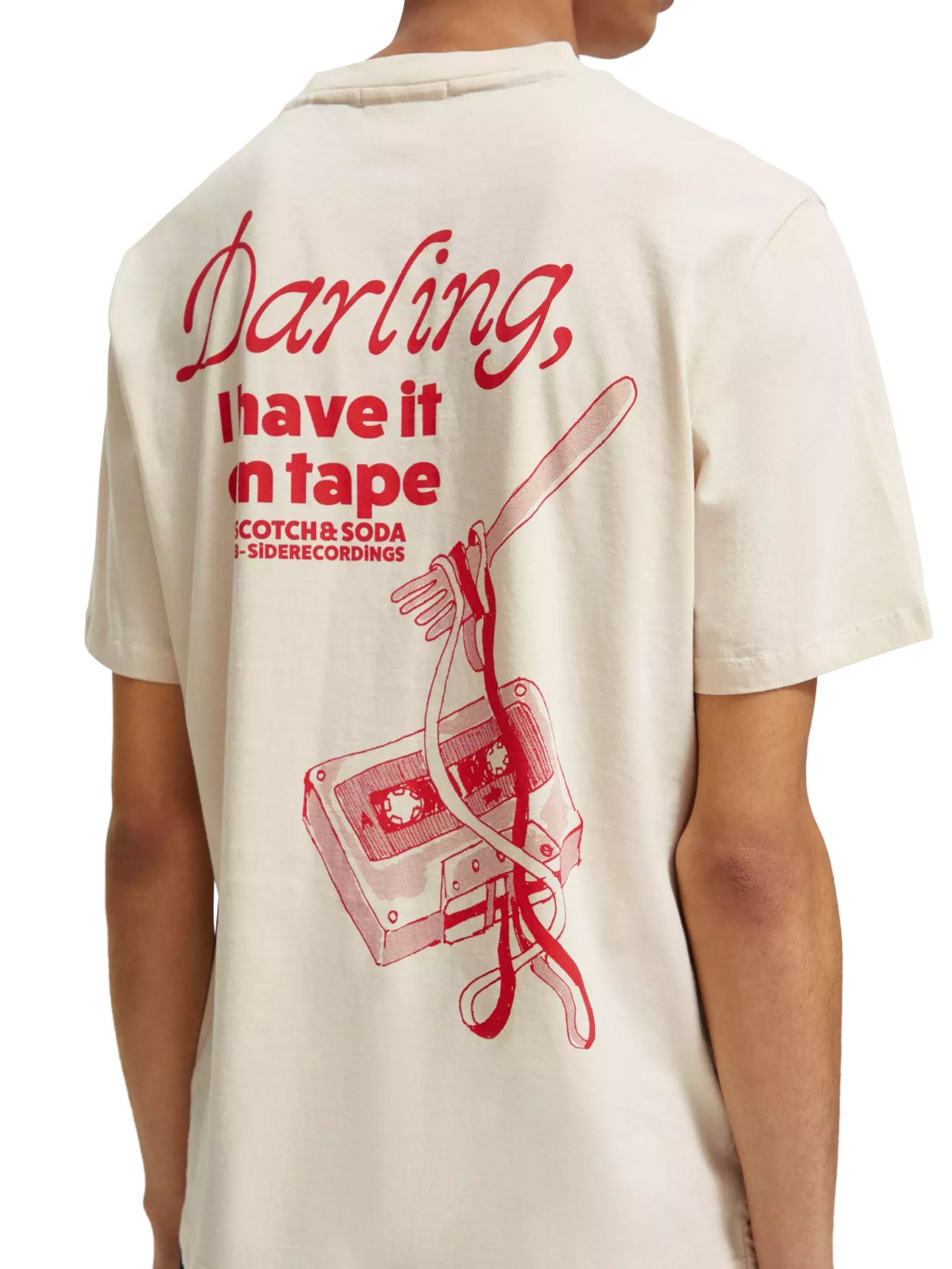 SCOTCH & SODA - Regular fit Cassette Artwork T-shirt T-shirt Scotch & Soda   