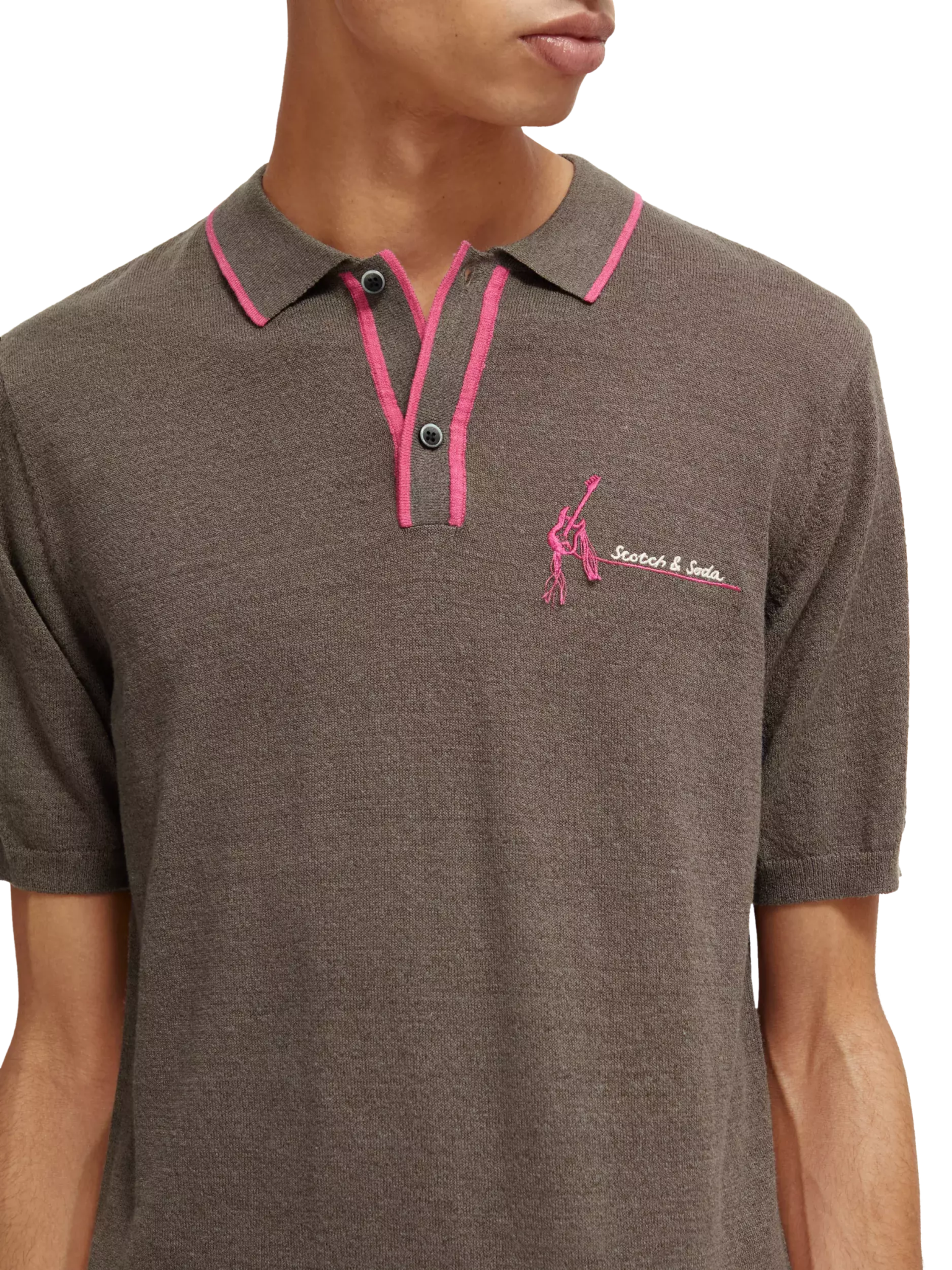 SCOTCH & SODA - Regular fit Knitted Polo Apparel & Accessories Scotch & Soda   