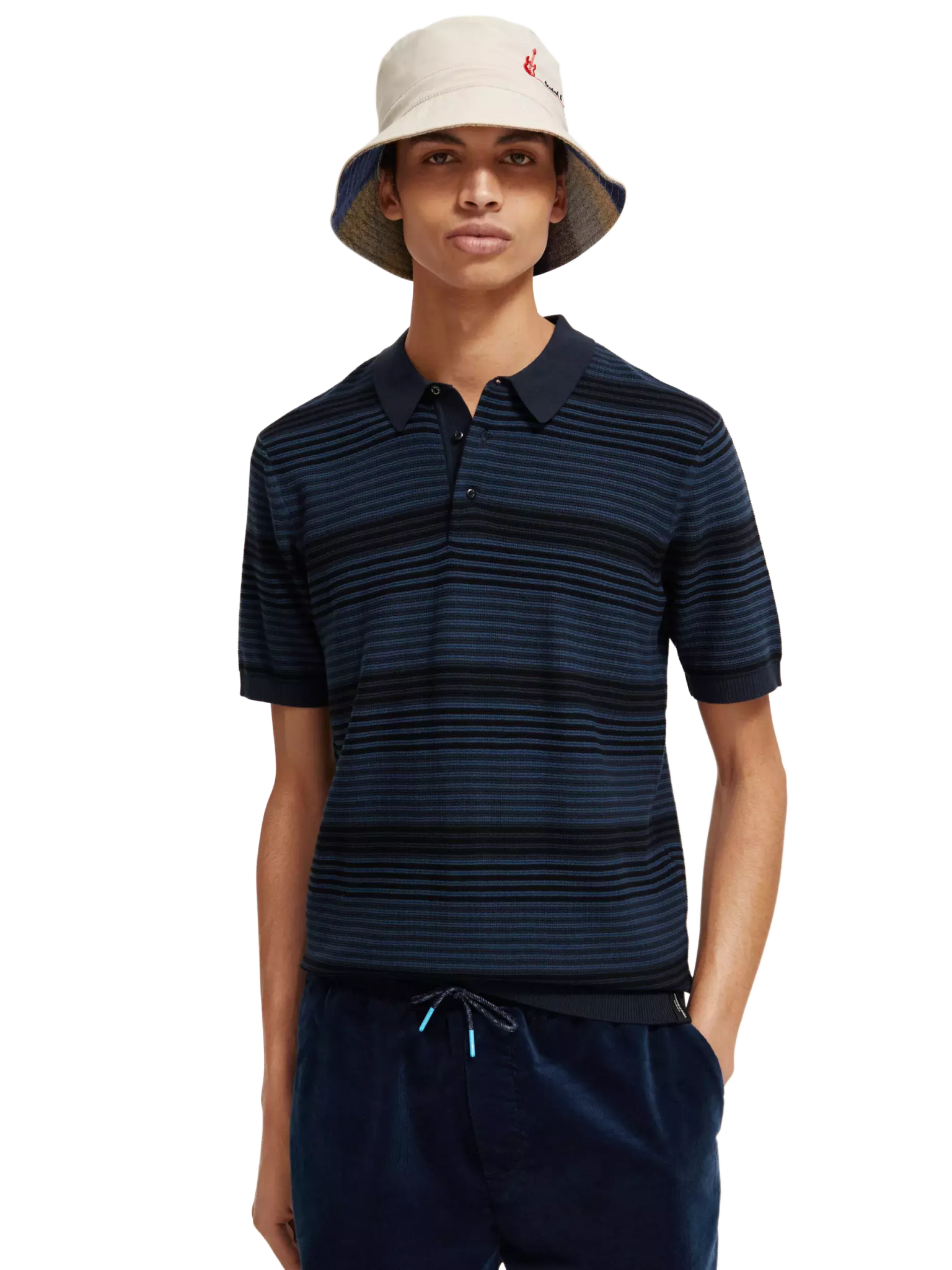 SCOTCH & SODA - Regular fit Organic Cotton Polo Polo Scotch & Soda M Dark Blue 