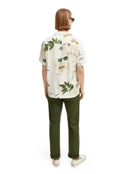 SCOTCH & SODA - Regular fit Printed Camp Shirt Apparel & Accessories Scotch & Soda   