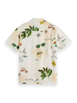 SCOTCH & SODA - Regular fit Printed Camp Shirt Apparel & Accessories Scotch & Soda   