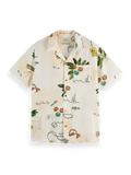 SCOTCH & SODA - Regular fit Printed Camp Shirt Apparel & Accessories Scotch & Soda   