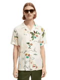 SCOTCH & SODA - Regular fit Printed Camp Shirt Apparel & Accessories Scotch & Soda   