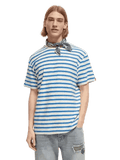 SCOTCH & SODA - Relaxed fit striped T-shirt T-shirt Scotch & Soda S Blue/White 