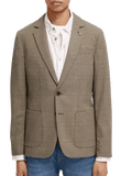 SCOTCH & SODA - Single-breasted yarn-dyed Checked Blazer blazer Scotch & Soda   