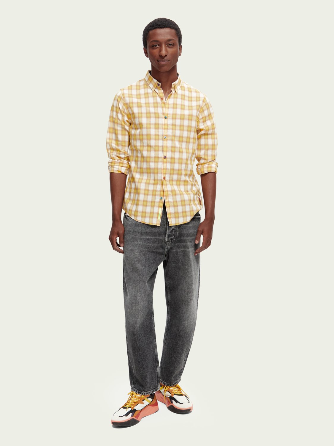 Scotch & Soda Slim Fit Check Shirt men-accessories Scotch & Soda   