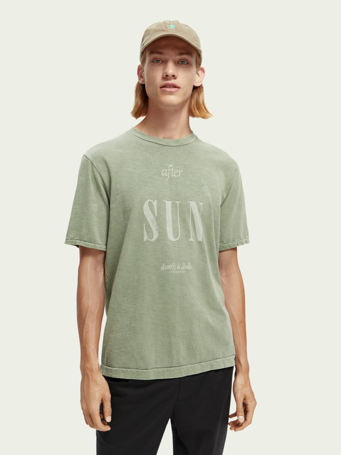 SCOTCH & SODA - T-shirt en jersey bio à motifs men-accessories Scotch & Soda   