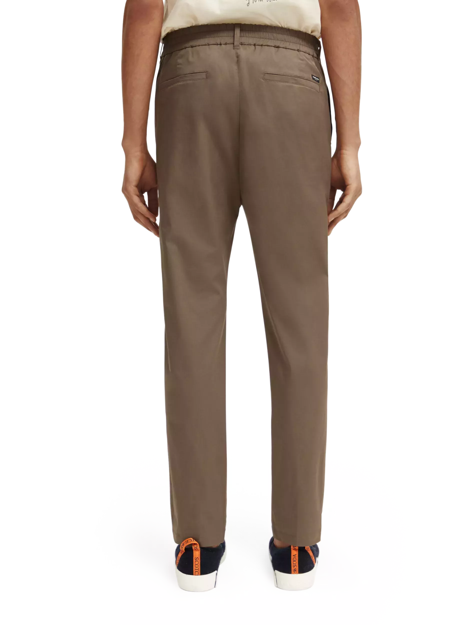 SCOTCH & SODA -  The Morton relaxed slim-fit poplin jogger Pants Scotch & Soda   