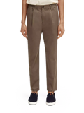 SCOTCH & SODA -  The Morton relaxed slim-fit poplin jogger Pants Scotch & Soda 29-32 Brown 