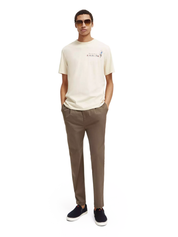 SCOTCH & SODA -  The Morton relaxed slim-fit poplin jogger Pants Scotch & Soda   