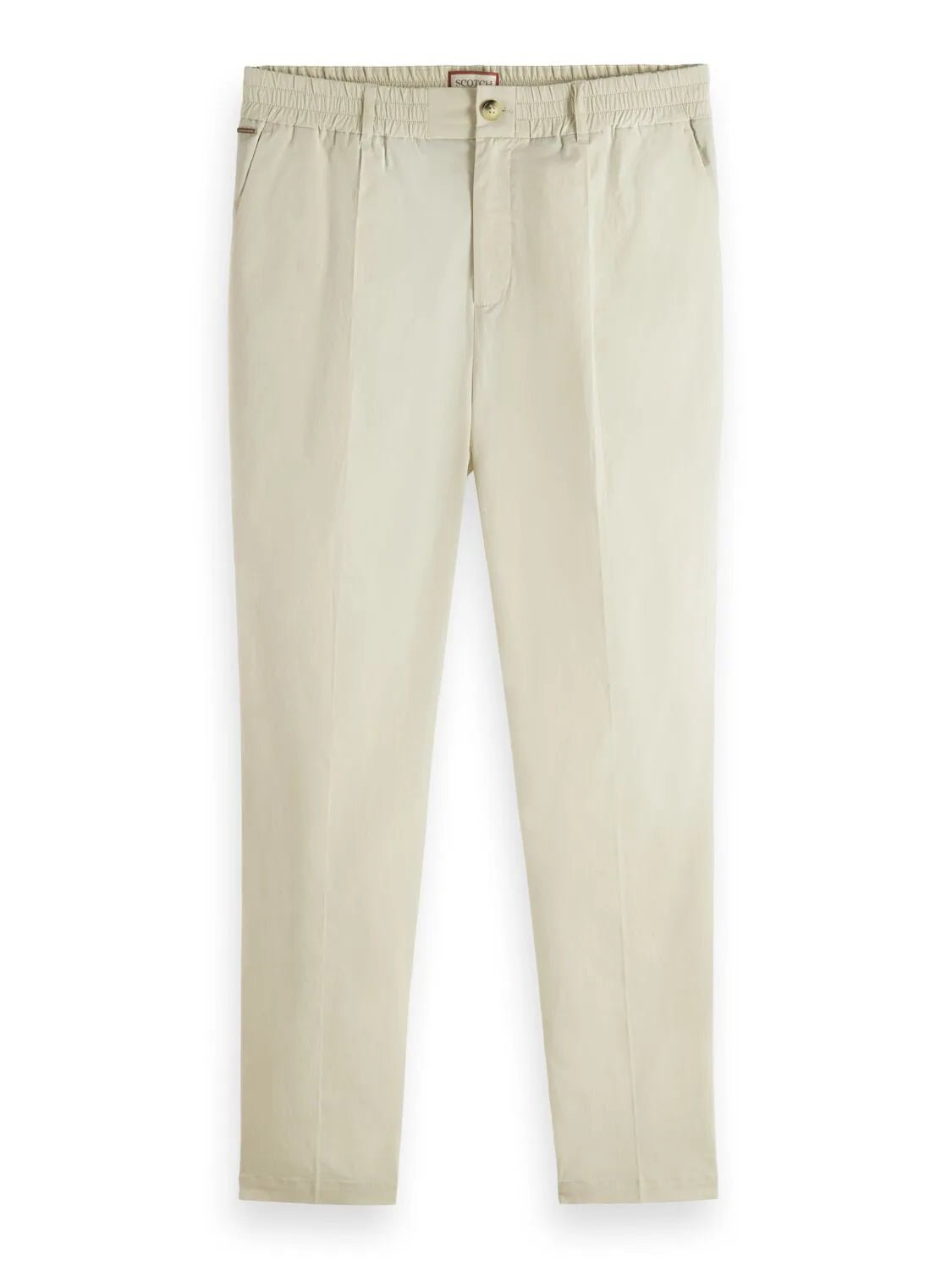 SCOTCH & SODA -  The Morton relaxed slim-fit poplin jogger Pants Scotch & Soda 29-32 White 