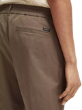 SCOTCH & SODA -  The Morton relaxed slim-fit poplin jogger Pants Scotch & Soda   