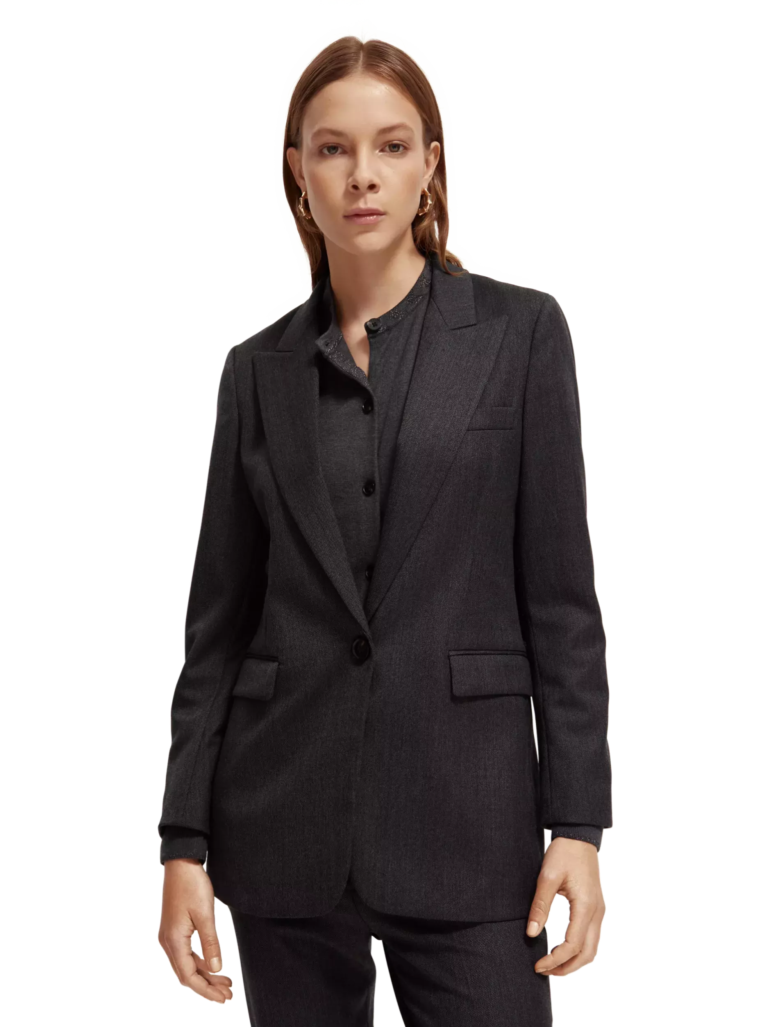 SCOTCH & SODA - Twill Wool Blend Single Breasted Blazer Apparel & Accessories Scotch & Soda   