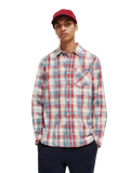 SCOTCH & SODA - Washed Checked Workwear Shirt shirt Scotch & Soda   