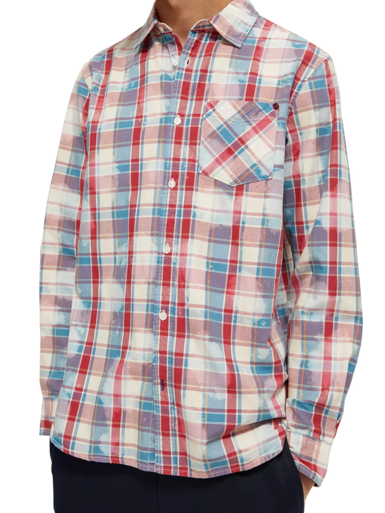 SCOTCH & SODA - Washed Checked Workwear Shirt shirt Scotch & Soda   