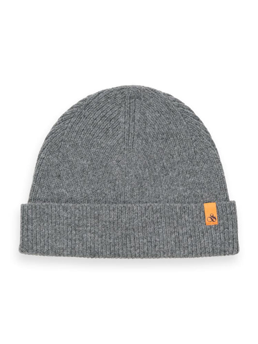 SCOTCH & SODA - Wool Alpaca Blend Rib Knit Beanie Apparel & Accessories Scotch & Soda   