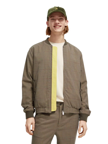 SCOTCH & SODA - Yarn-dyed Bomber Jacket jacket Scotch & Soda   