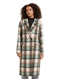 Single-breasted Wool-Blended Checked Coat clothing Scotch & Soda   