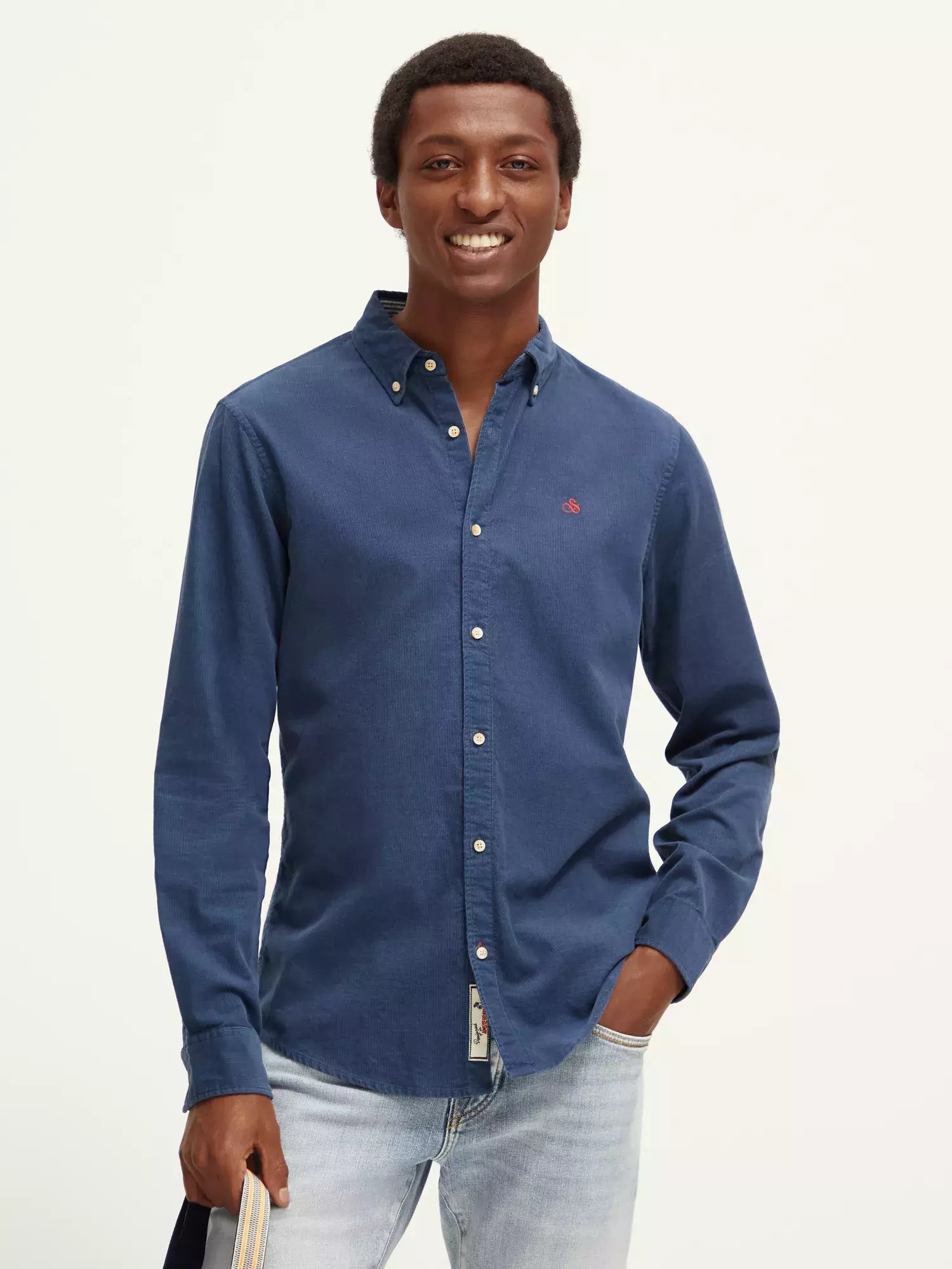 Slim Fit Corduroy Shirt Apparel & Accessories Scotch & Soda   