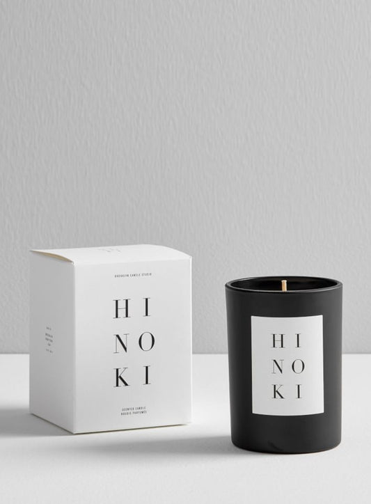 STUDIO HINOKI NOIR CANDLE BY  BROOKLYN CANDLE candels Brooklyn Candel   