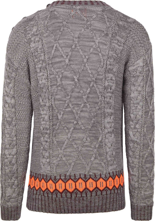 Sweater Melange Grey Apparel & Accessories Scotch & Soda   