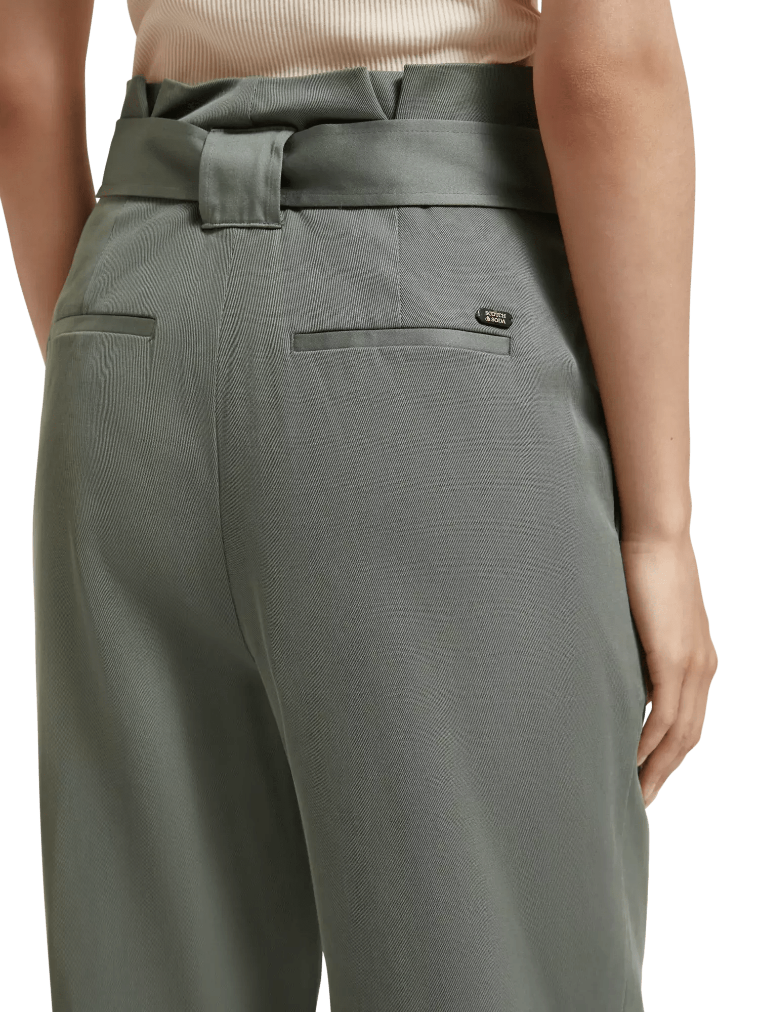 The Daisy High-Rise paper Bag Trousers clothing Scotch & Soda   