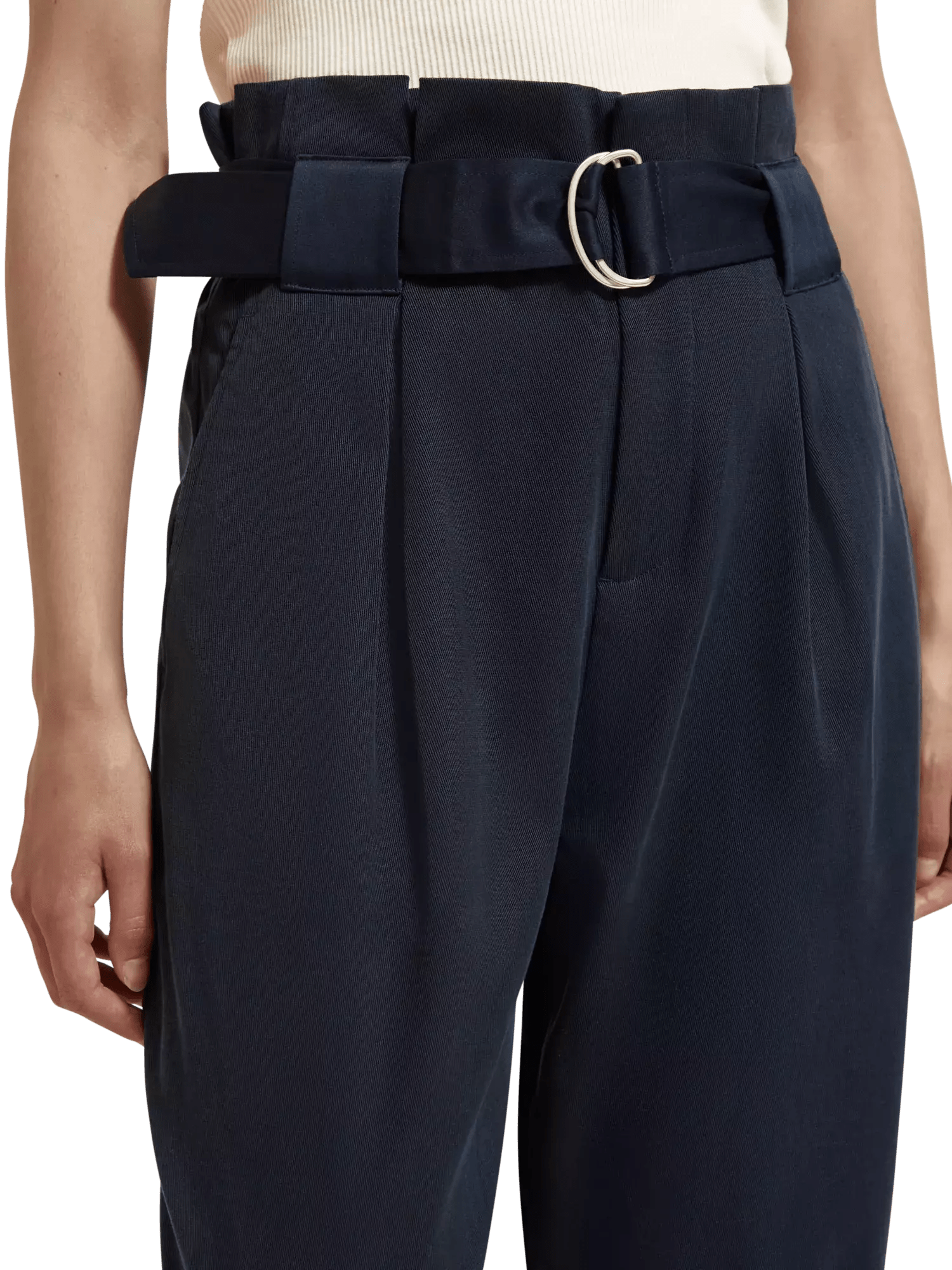 The Daisy High-Rise paper Bag Trousers clothing Scotch & Soda   
