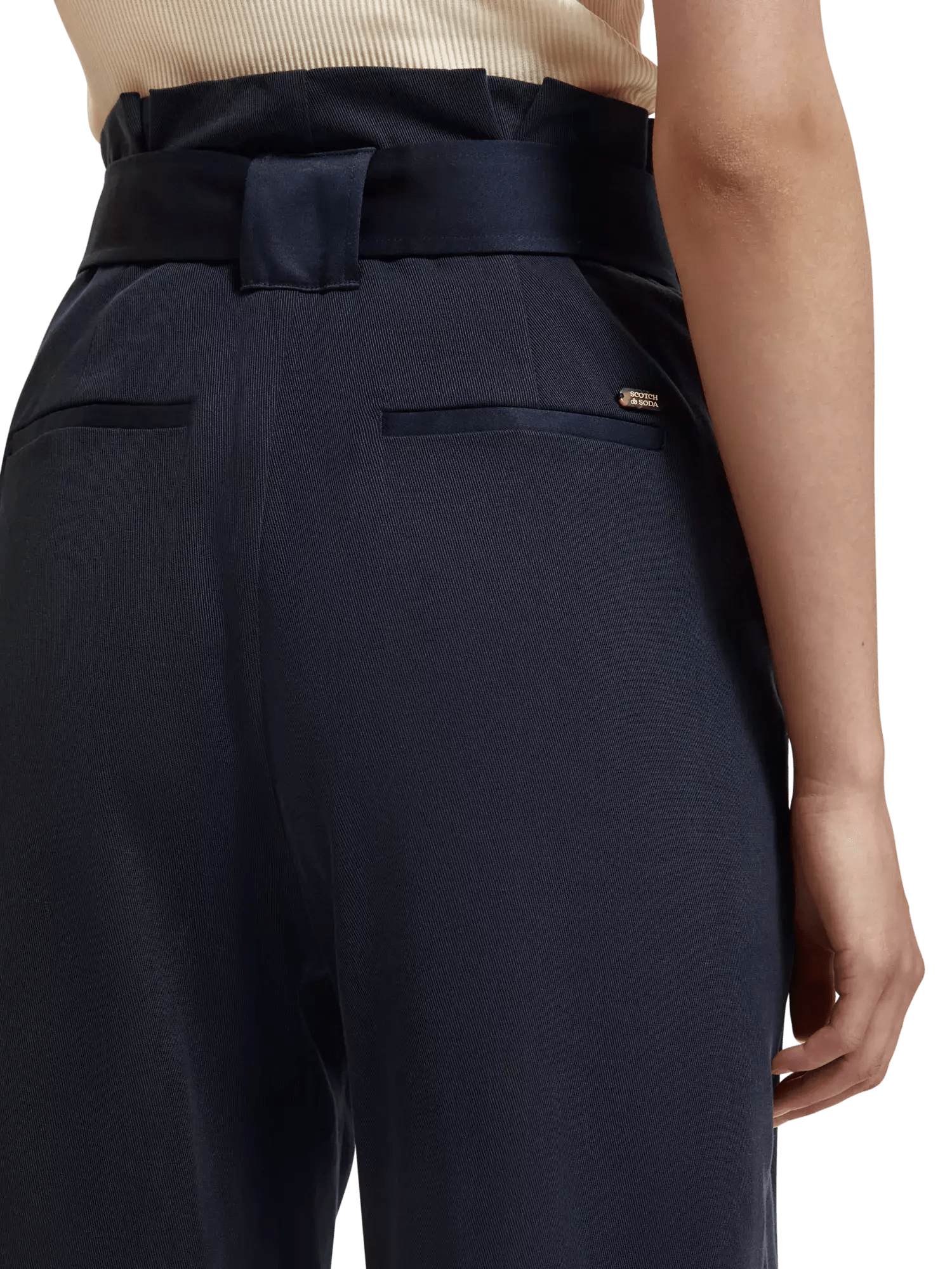 The Daisy High-Rise paper Bag Trousers clothing Scotch & Soda   
