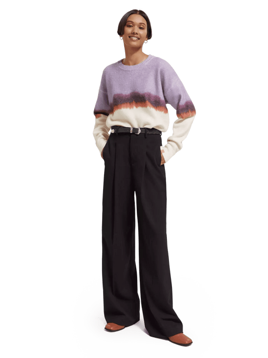 The Rose High-Rise Wide Leg Trouser clothing Scotch & Soda   