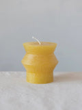 TOTEM SMALL CANDLE candels Creative Coop Jaune  