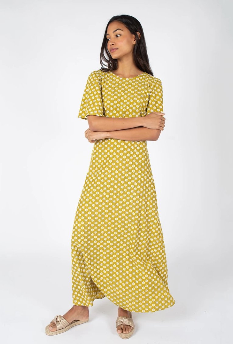 TRAFFIC PEOPLE - The Chorus Rene Dress in olive In Embroidery women-accessories TRAFFIC PEOPLE   