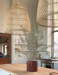 TULUM WICKER BASKET LAMP SHADE living-furniture Mano Plata   