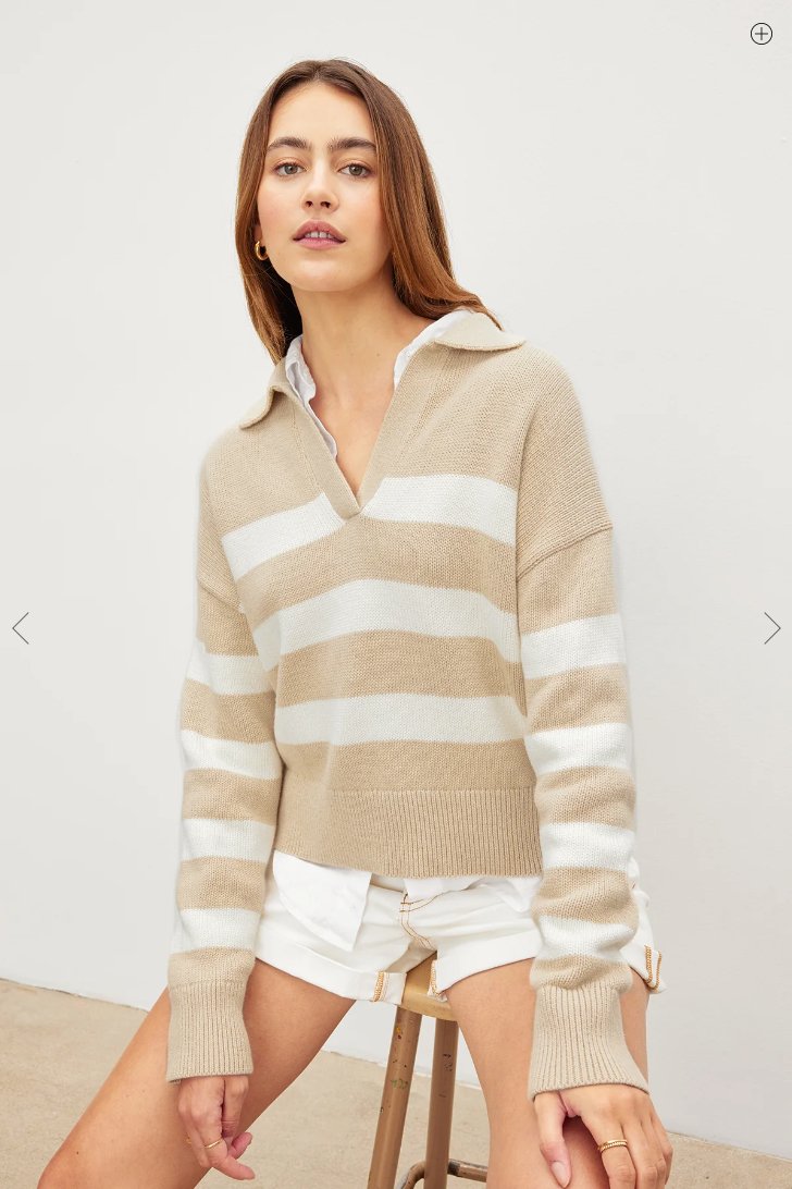 Velvet - Lucie Polo Sweater women-accessories VELVET   