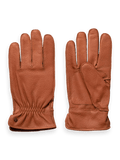 Water-Resistant Leather Gloves Apparel & Accessories Scotch & Soda L Clay 
