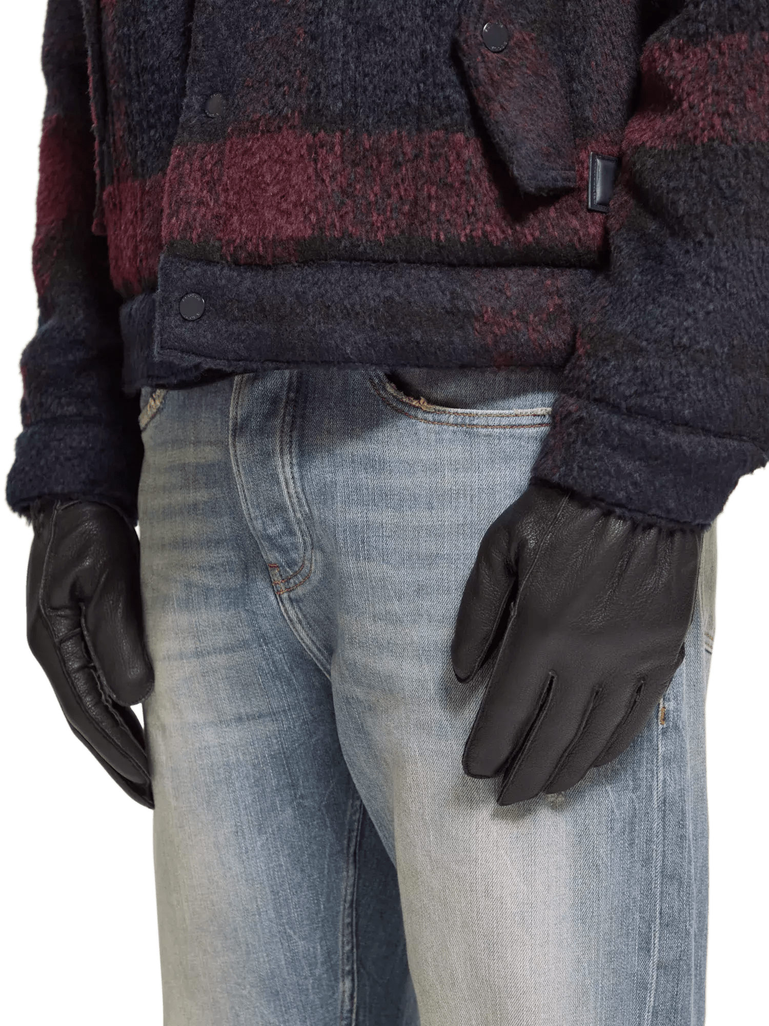 Water-Resistant Leather Gloves Apparel & Accessories Scotch & Soda   