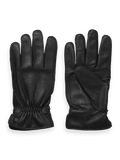 Water-Resistant Leather Gloves Apparel & Accessories Scotch & Soda L Black 