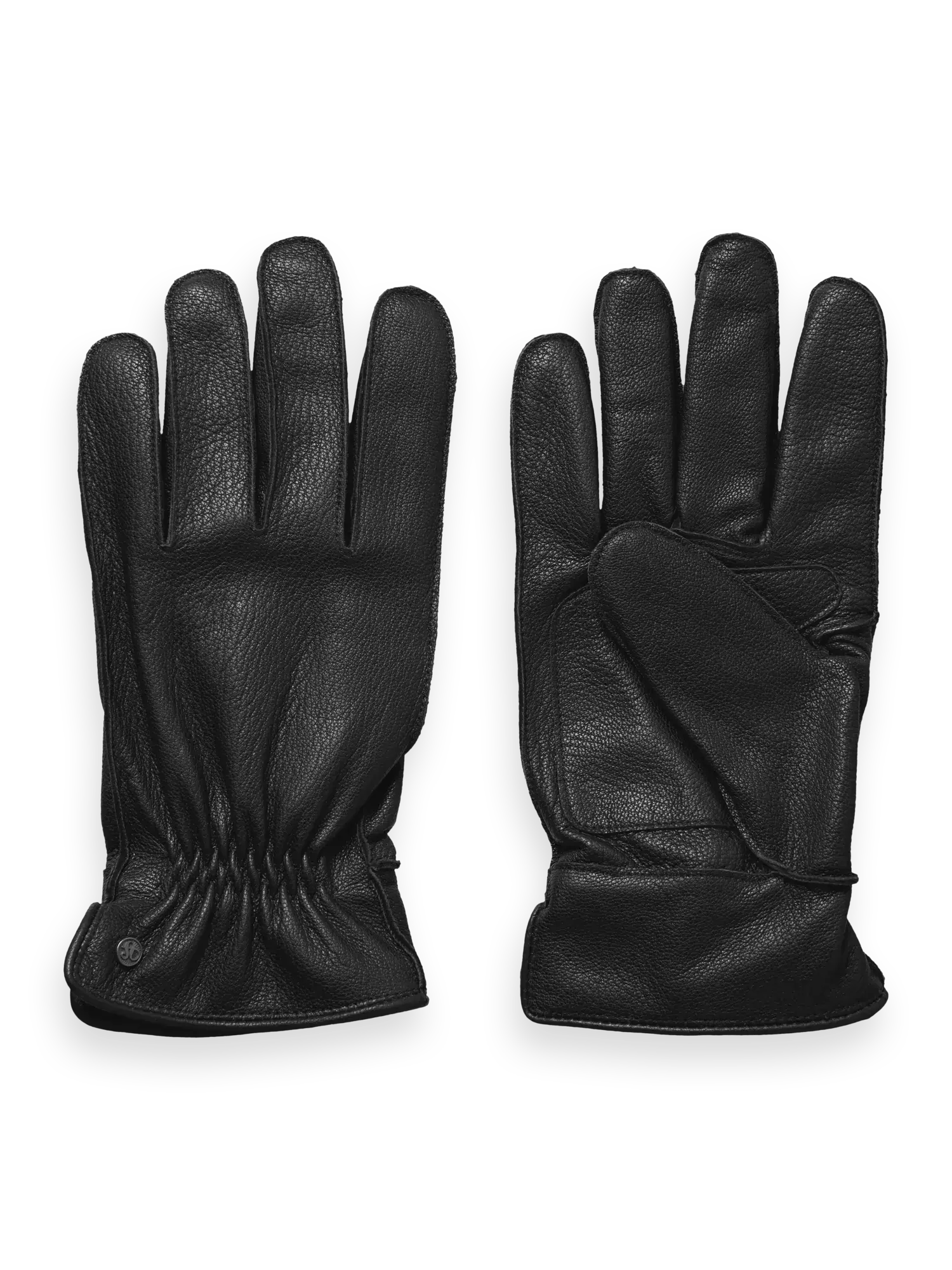 Water-Resistant Leather Gloves Apparel & Accessories Scotch & Soda L Black 