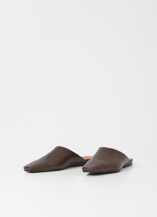 Wioletta Mules Leather Black - Vagabon shoes vagabon 36  