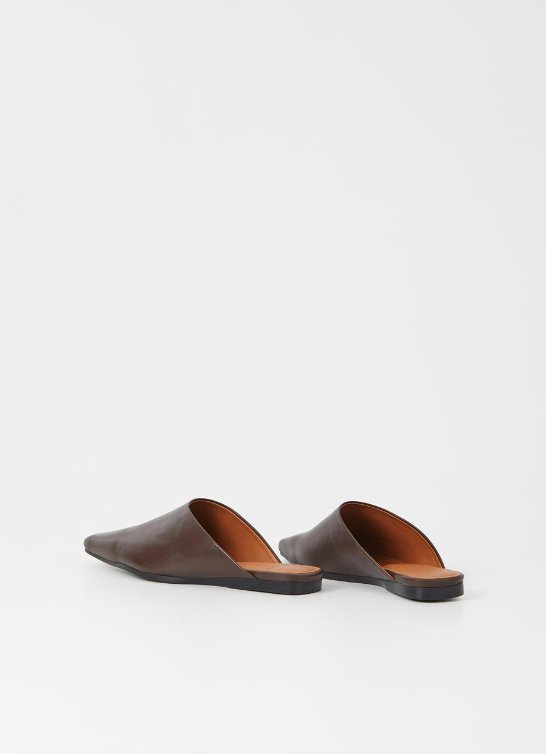 Wioletta Mules Leather Black - Vagabon shoes vagabon   