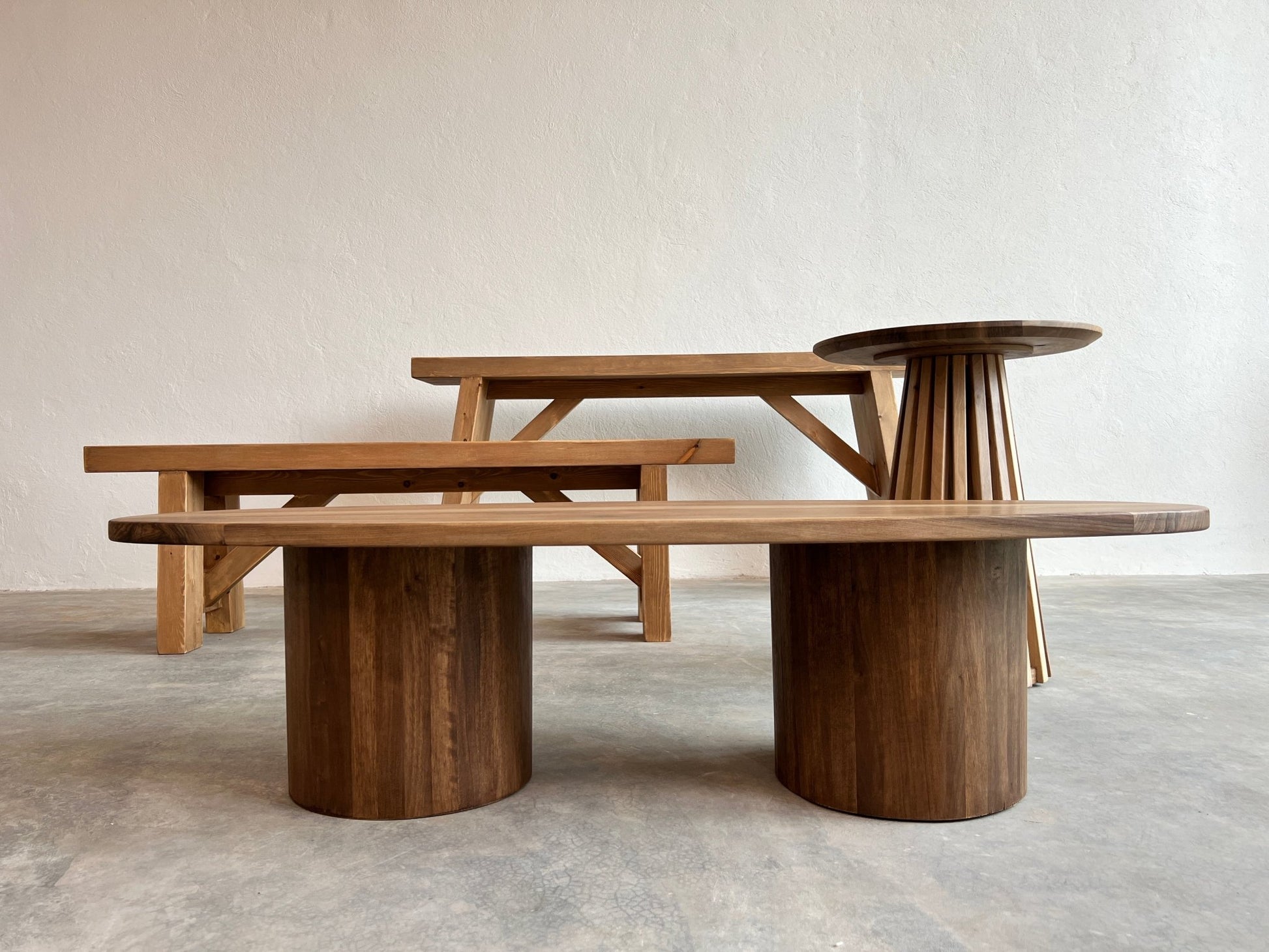 WOODEN SIDE TABLE living-furniture Pepin Boho collab   