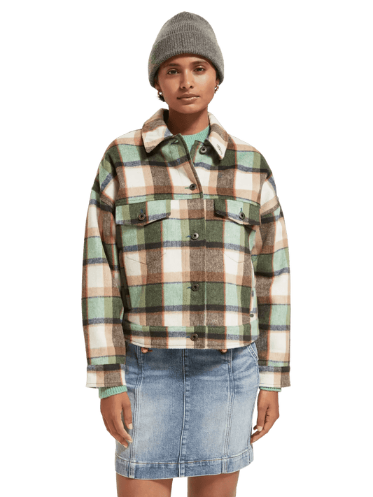 Wool-blended checked jacket Apparel & Accessories Scotch & Soda   